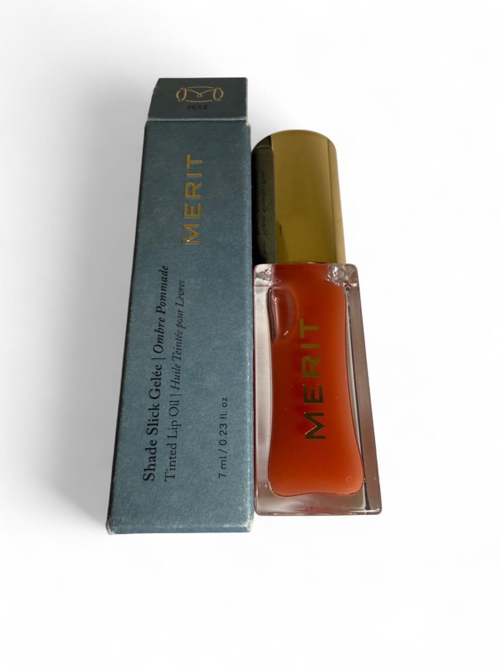 Merit Shade Slick Gelée lip gloss-Jeté-NIB